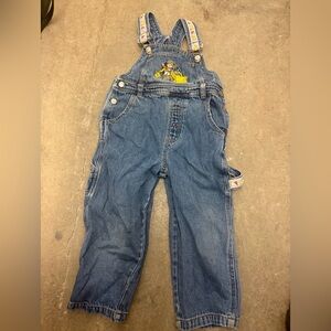 Vintage 90s bob the builder cargo overalls 3t Blue Denim Overalls